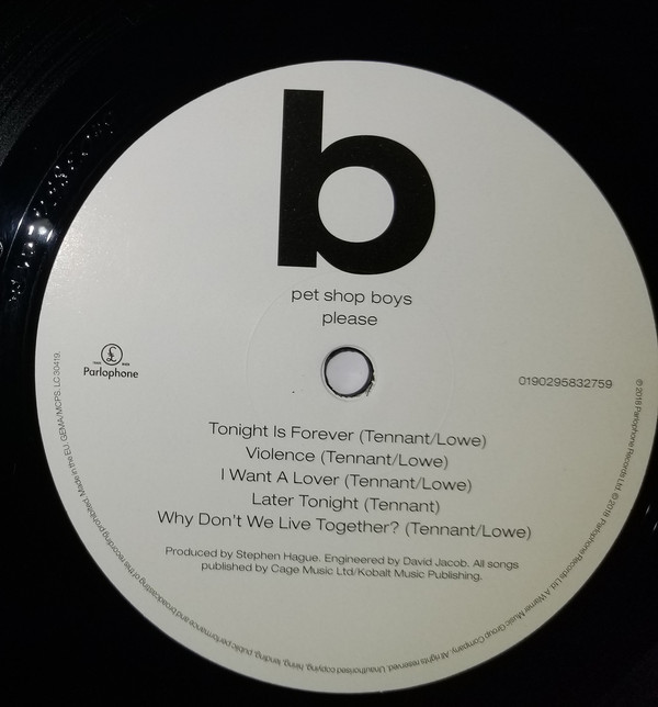 Vinyl Record Pet Shop Boys – Please LP - img.3