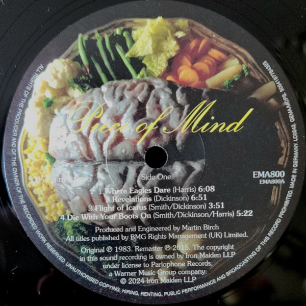 Vinyl Record Iron Maiden – Piece Of Mind LP - img.4