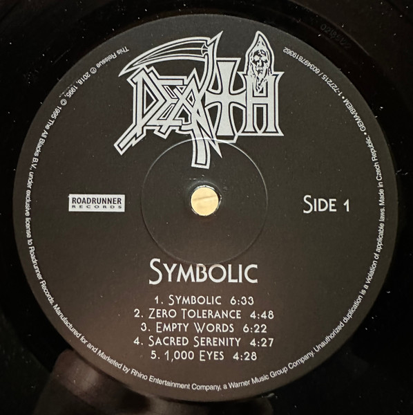 Vinyl Record Death - Symbolic LP - img.3