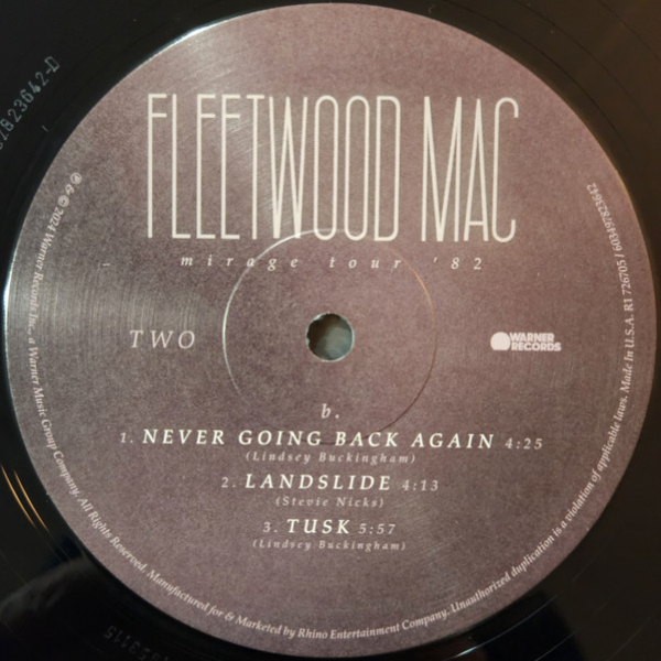 Vinyl Record Fleetwood Mac – Mirage Tour 82 (Black Limited) - 3LP - img.9