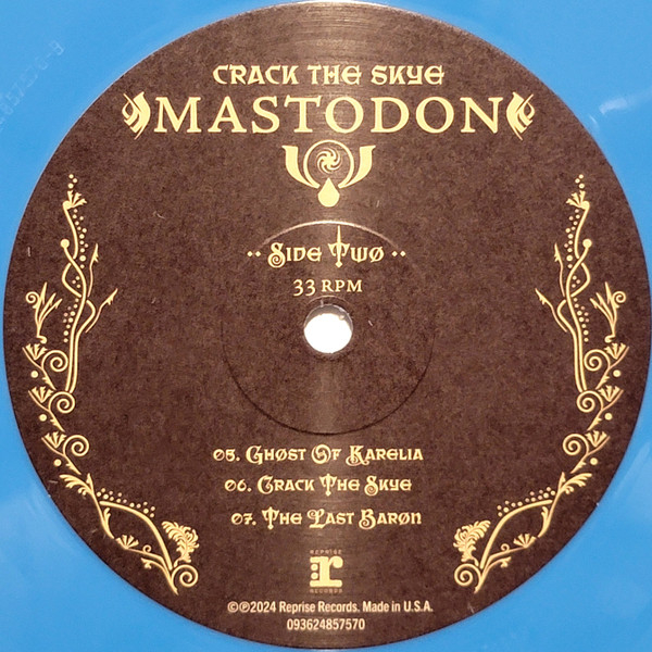 Vinyl Record Mastodon – Crack The Skye (Sky Blue, 15th Anniversary) - 2LP - img.8