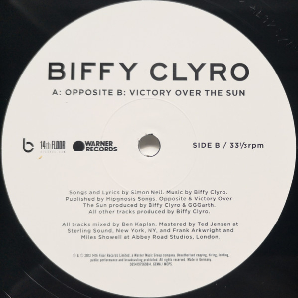 Vinyl Record Biffy Clyro - Opposite / Victory Over The Sun LP - img.4