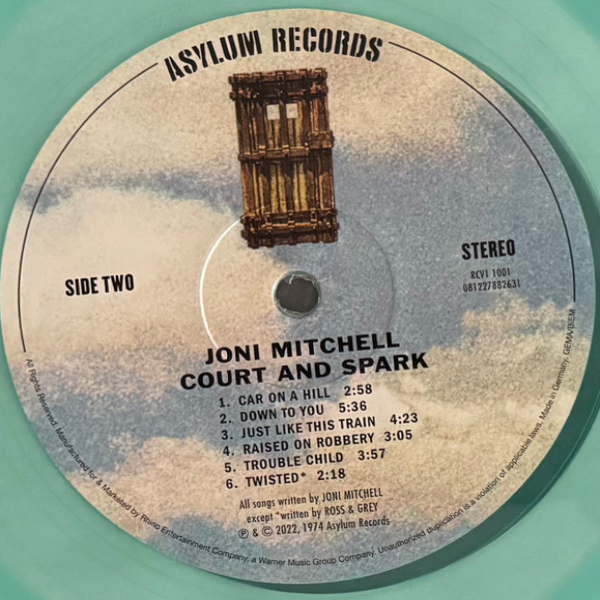 Vinyl Record Joni Mitchell - Court and Spark (Green Clear edition) LP - img.5