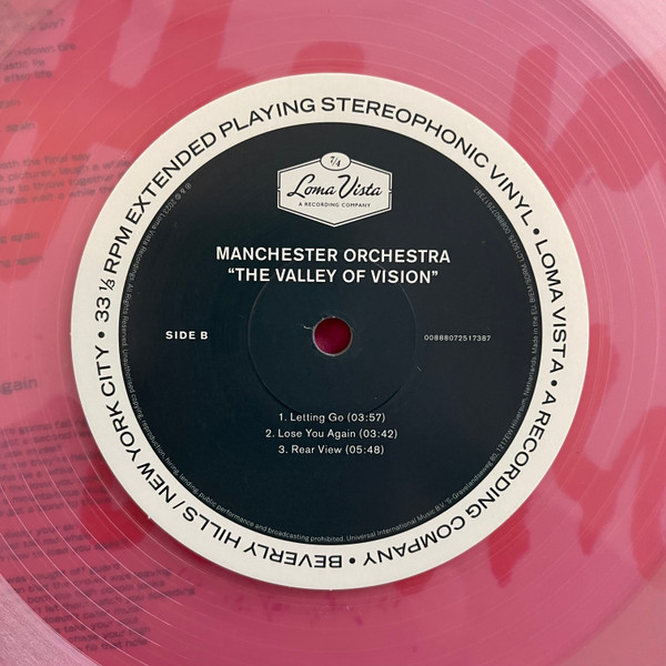 Vinyl Record Manchester Orchestra – The Valley Of Vision - Clear Vinyl - LP - img.2