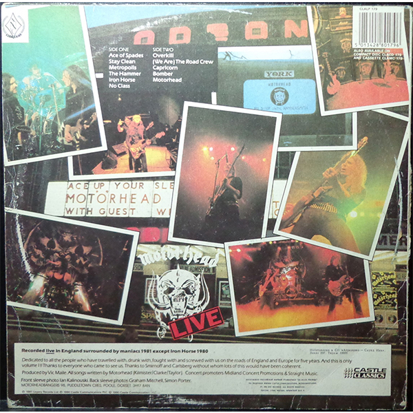 Vinyl Record Motorhead - No sleep til Hammersmith - LP - img.1