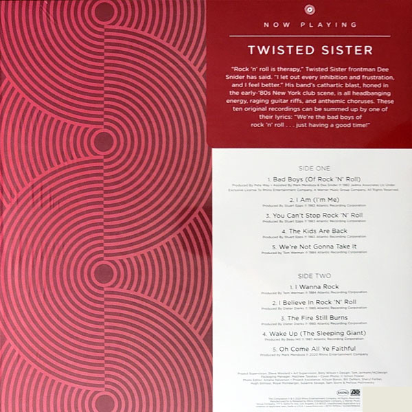 Vinyl Record Twisted Sister - Now Playing (Orange Crush) LP - img.2