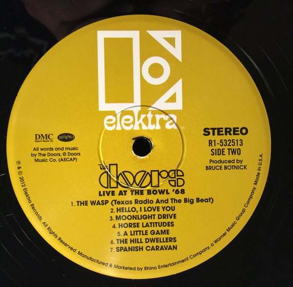 Vinyl Record The Doors - Live At The Bowl '68 - img.3