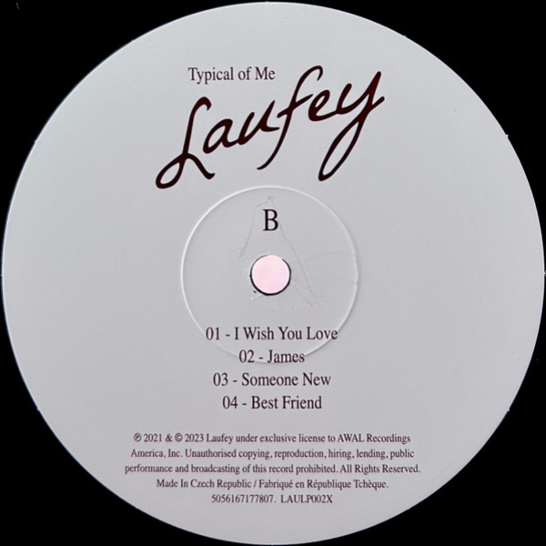 Vinyl Record Laufey – Typical Of Me (Black) LP - img.7