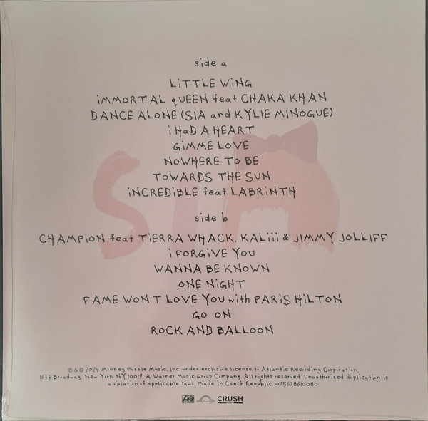 Vinyl Record Sia – Reasonable Woman - Lavender - LP - img.1