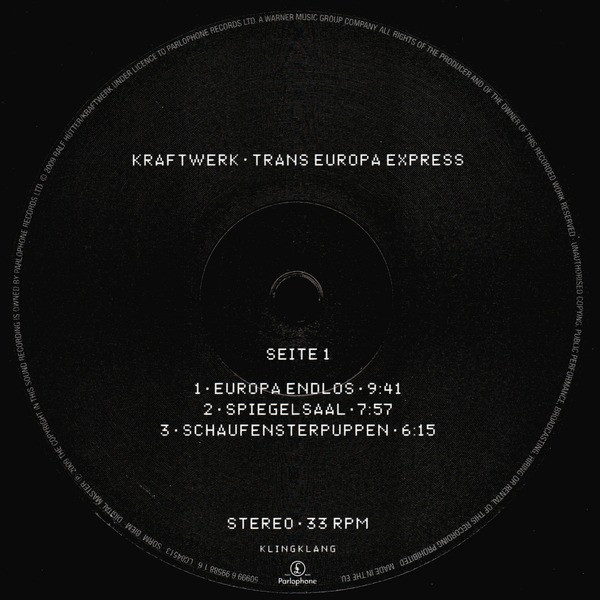 Vinyl Record Kraftwerk - Trans Europa Express (Remaster) LP - img.7