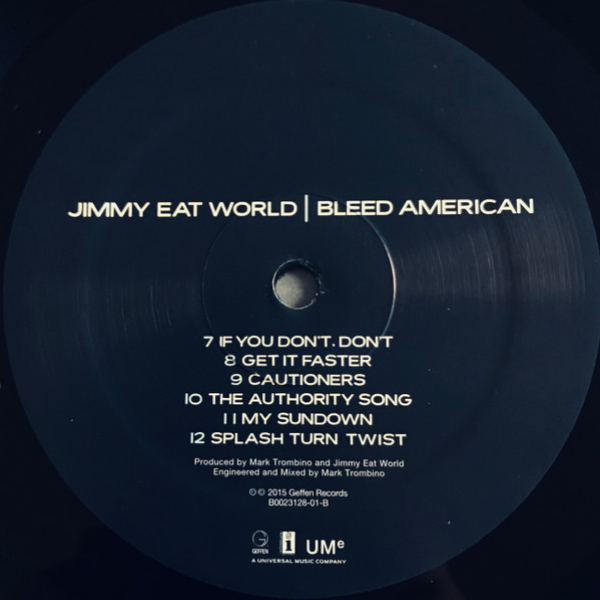 Vinyl Record Jimmy Eat World - Bleed American LP - img.5