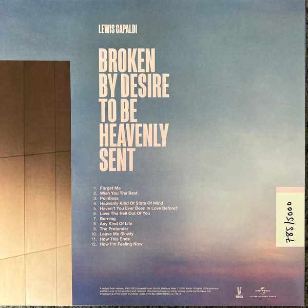Vinyl Record Lewis Capaldi – Broken By Desire To Be Heavenly Sent - LP - img.1