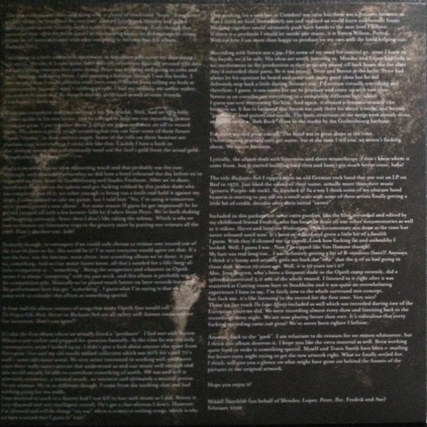 Vinyl Record Opeth – Blackwater Park - 2LP - img.5