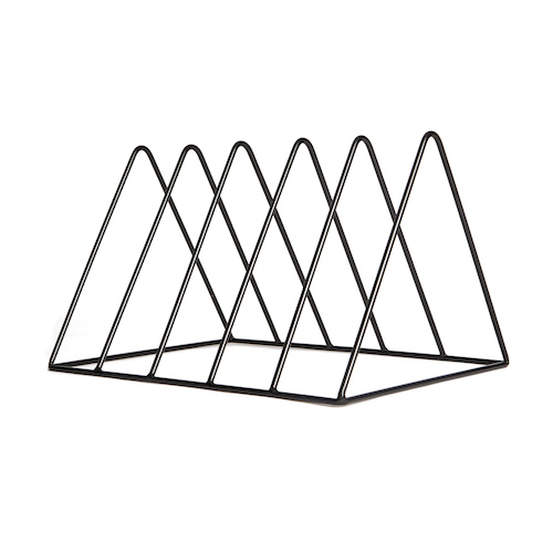 Vinyl record stand MJI Audio Vinyl Records Holder R25A Black - img.3