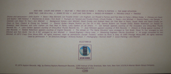 Vinyl Record Joni Mitchell - Court And Spark - img.2