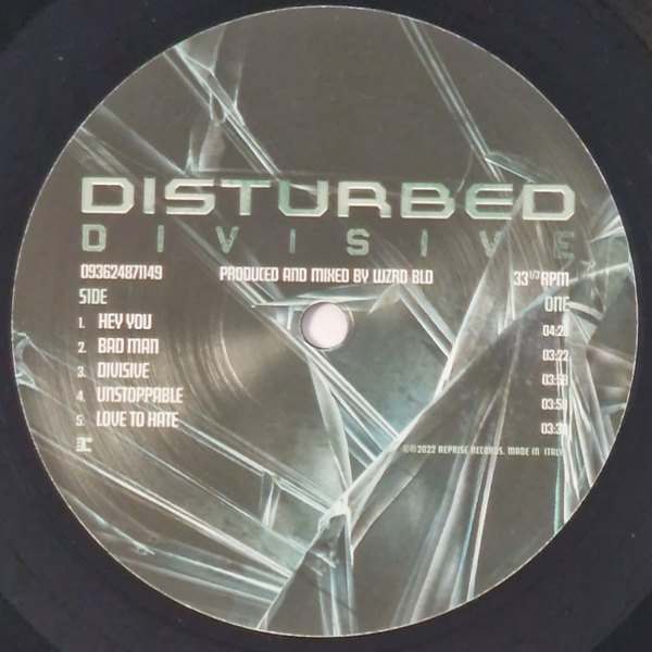Vinyl Record Disturbed – Divisive LP - img.4