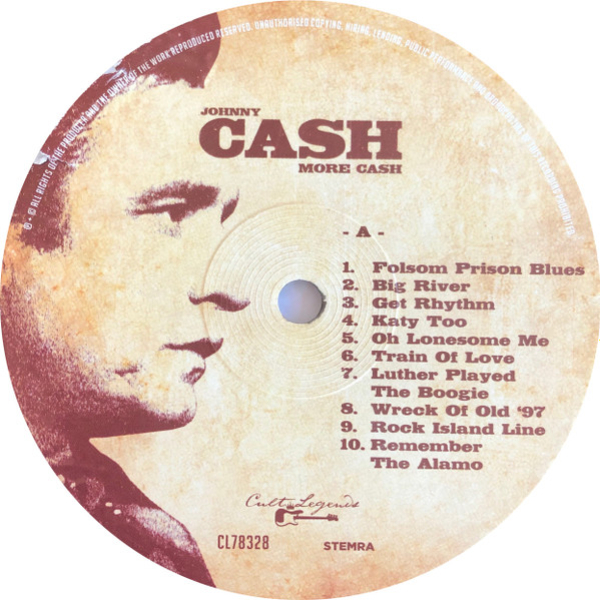 Vinyl Record Johnny Cash – More Cash LP - img.2
