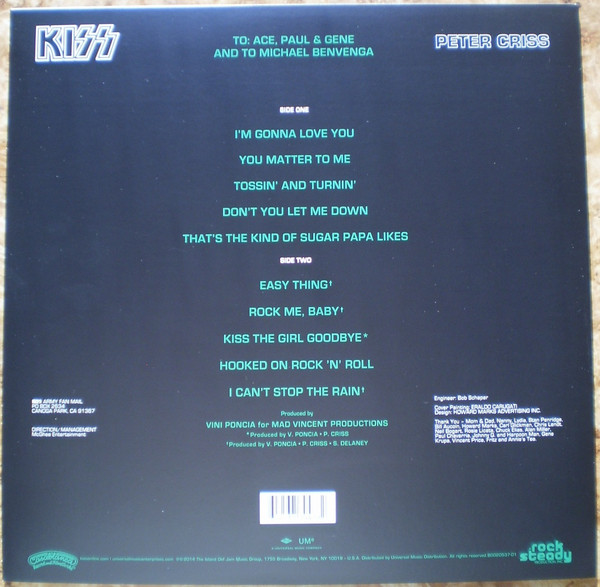 Vinyl Record Kiss, Peter Criss – Peter Criss - LP - img.1