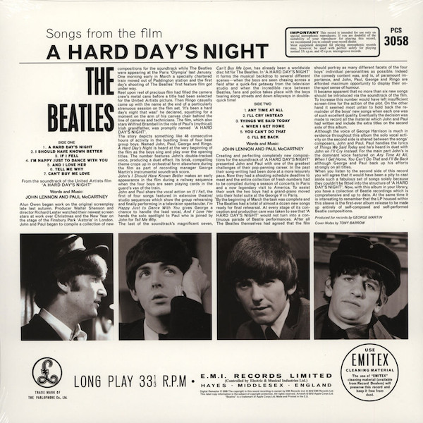 Vinyl Record The Beatles - A Hard Day's Night - img.1