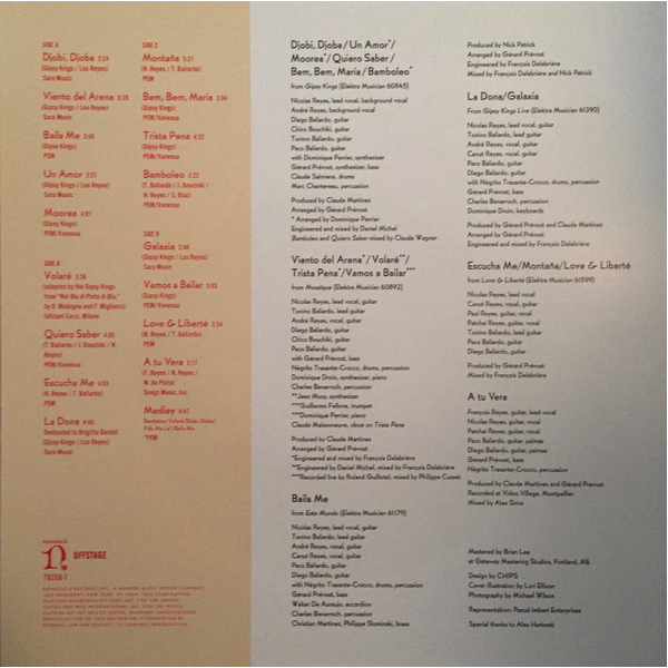 Vinyl Record Gipsy Kings – The Best Of The Gipsy Kings 2LP - img.3