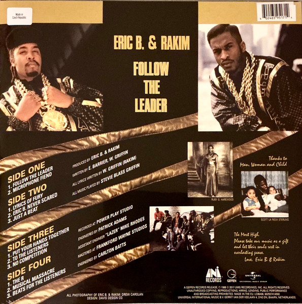 Vinyl Record Eric B. & Rakim - Follow The Leader (Limited Edition) - 2LP - img.2