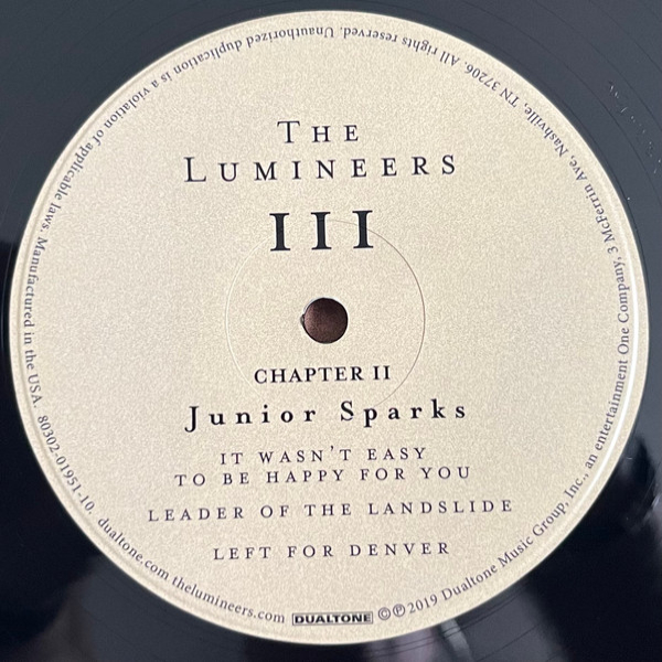 Vinyl Record The Lumineers - III - 2LP - img.8