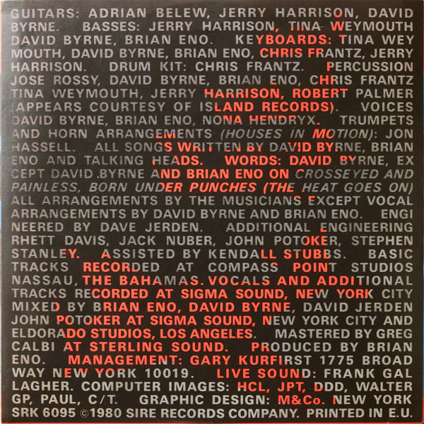 Vinyl Record Talking Heads - Remain In Light LP - img.4