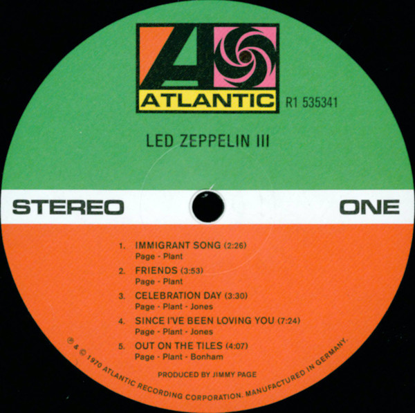 Vinyl Record Led Zeppelin - Led Zeppelin III - LP - img.3