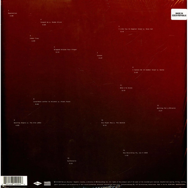 Vinyl Record Post Malone – Twelve Carat Toothache - Opaque Apple Red - 2LP - img.1