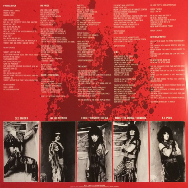 Vinyl Record Twisted Sister - Stay Hungry (40th Anniversary Edition,Translucent Red) - 2LP - img.8