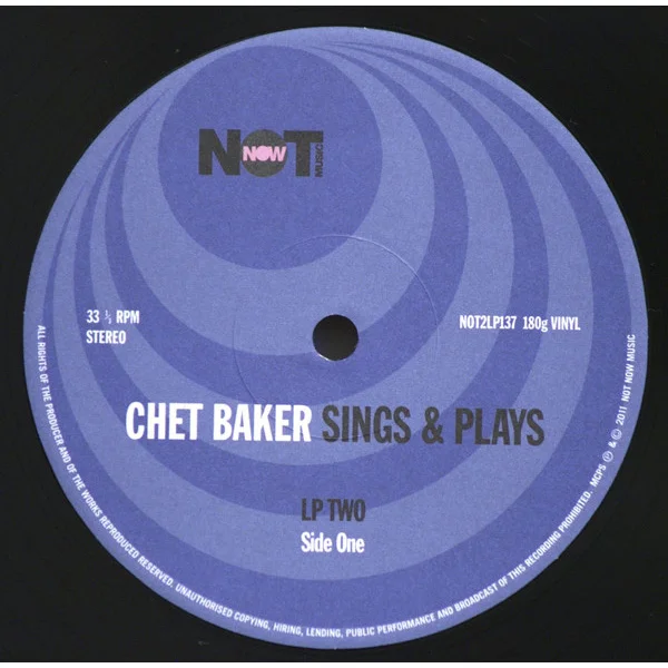 Vinyl Record Chet Baker – Sings & Plays LP - img.5