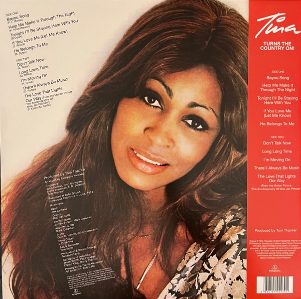 Vinyl Record Tina Turner - Tina Turns The Country On! - (Half Speed) LP - img.1