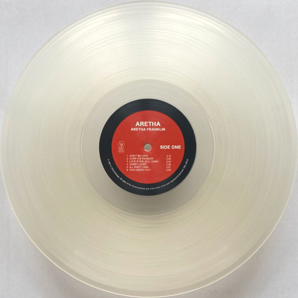 Vinyl Record Aretha Franklin With The Ray Bryant Combo – Aretha Franklin (Clear) LP - img.3