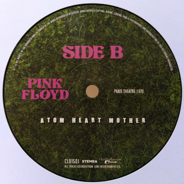 Vinyl Record Pink Floyd – Paris Theatre 1970 (Live Radio Broadcast) LP - img.3