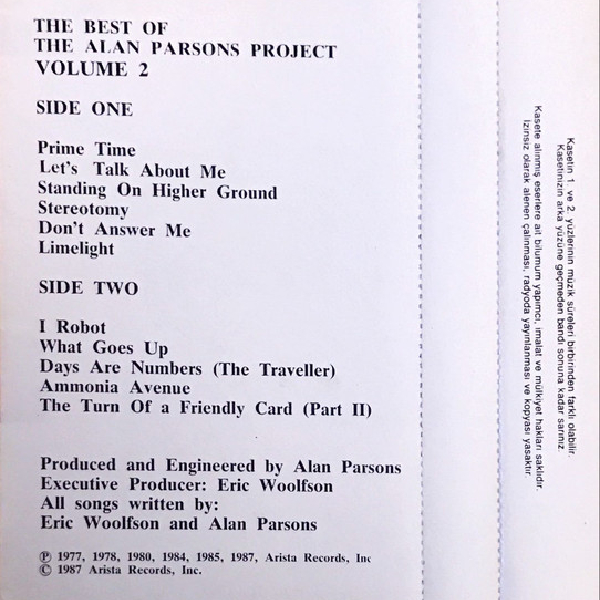 Сassette Tape The Alan Parsons Project - The Definitive Collection Vol.Two - img.2