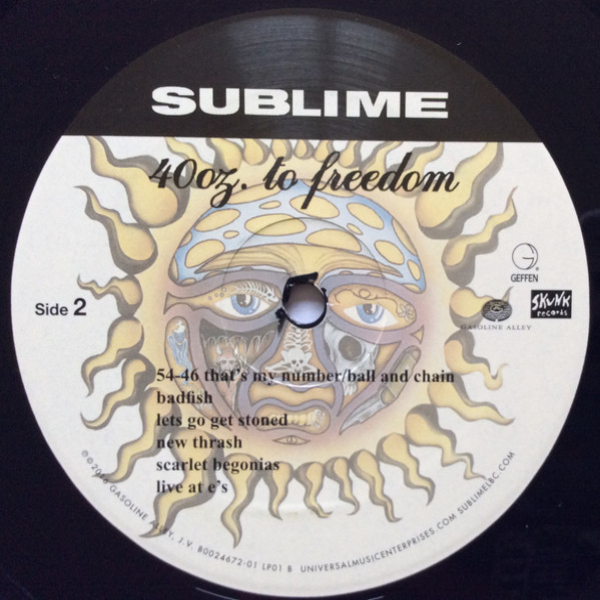 Vinyl Record Sublime - 40oz. To Freedom - 2LP - img.5