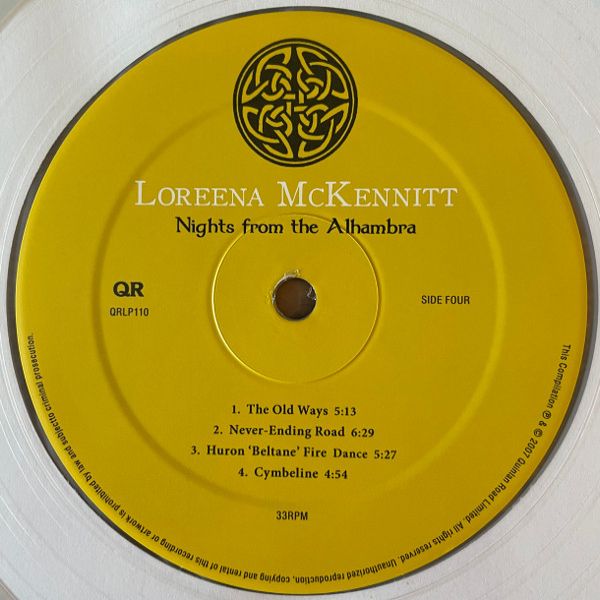 Vinyl Record Loreena McKennitt - Nights From The Alhambra - (Limited Edition, Clear) 2LP - img.11