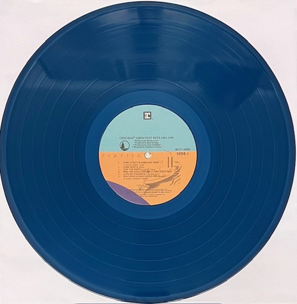 Vinyl Record Chicago – Greatest Hits 1982-1989 (Limited Edition Coloured Sea-Blue) LP - img.2