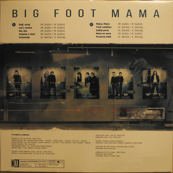 Big Foot Mama - Tretja Dimenzija (Aquamarine) LP - img.1