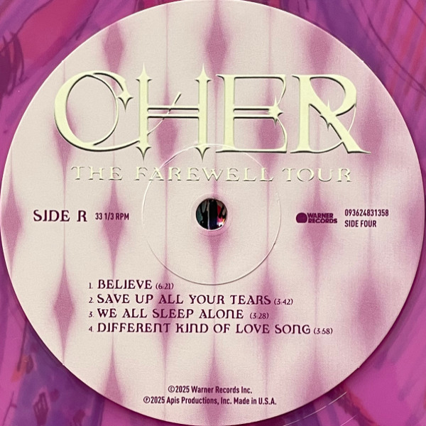 Vinyl Record Cher - The Farewell Tour (Pink & Purple) - 2LP - img.11