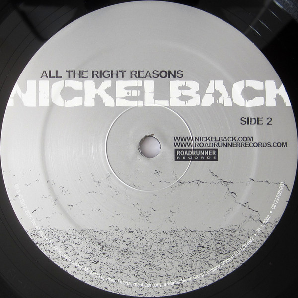 Vinyl Record Nickelback - All The Right Reasons - img.3