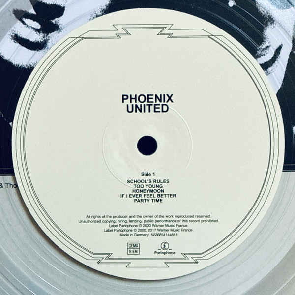 Vinyl Record Phoenix - United (Clear) (RSD) LP - img.4