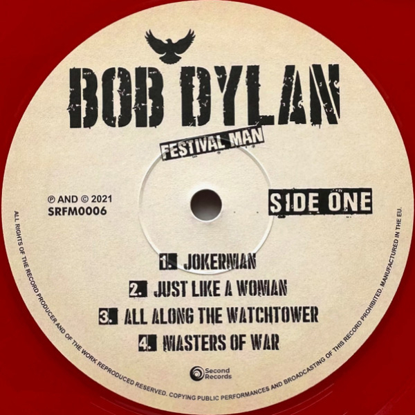 Vinyl Record Bob Dylan - Festival Man - Woodstock Festival II 1994 (RED) LP - img.4