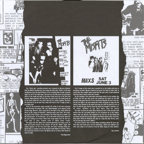 Vinyl Record The Misfits - Static Age LP - img.4