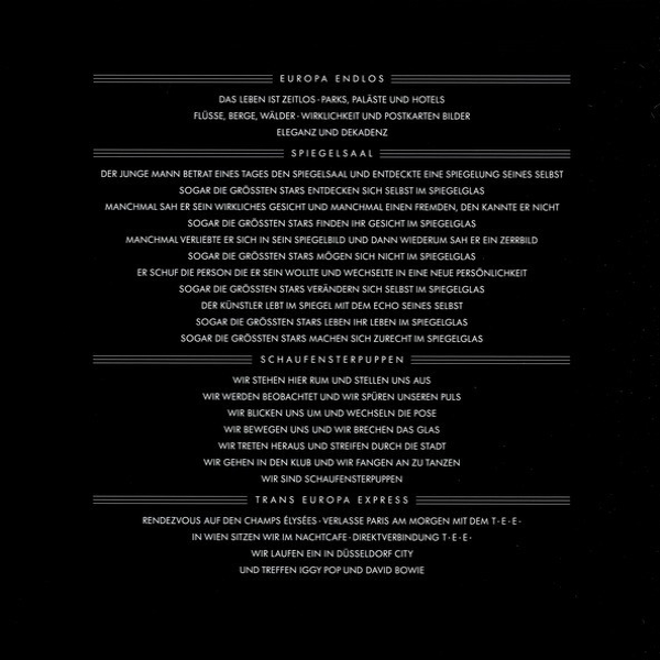 Vinyl Record Kraftwerk - Trans Europa Express (Remaster) LP - img.4