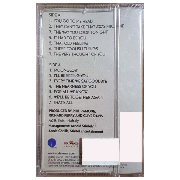 Сassette Tape Rod Stewart - It Had To Be You... The Great American Songbook - img.2