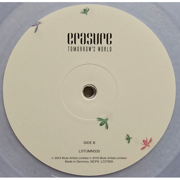 Vinyl Record Erasure - Tomorrow's World - Clear LP - img.7