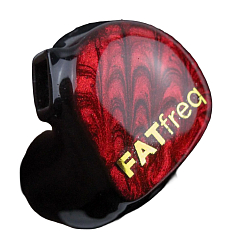 In-ear headphones FATfreq Scarlet Mini Universal Red