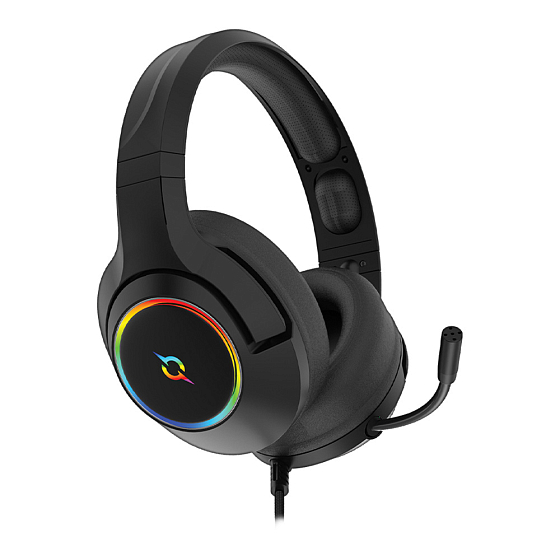 Gaming headset AQIRYS Vega 7.1 RGB USB Black - img.0