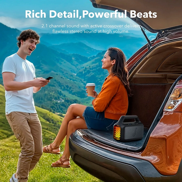 Portable speaker Anker Soundcore Boom 2 Black - img.7